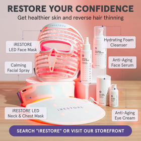 iRestore Illumina near-infrared mode at 830nm for deeper reach.
