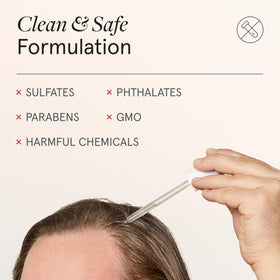 iRestore Scalp Serum redensyl ingredient close-up highlighting growth-focused formula.