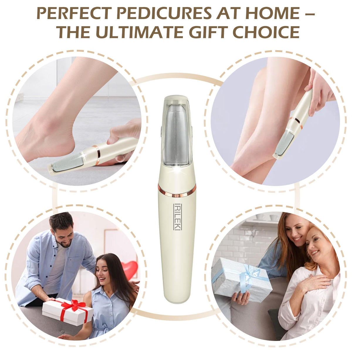 IRILEKI foot callus remover rough grinding head for thicker skin