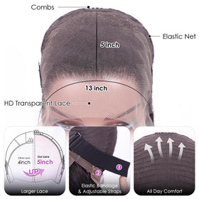 Iris Queen 13x5 ear-to-ear lace front for versatile parting