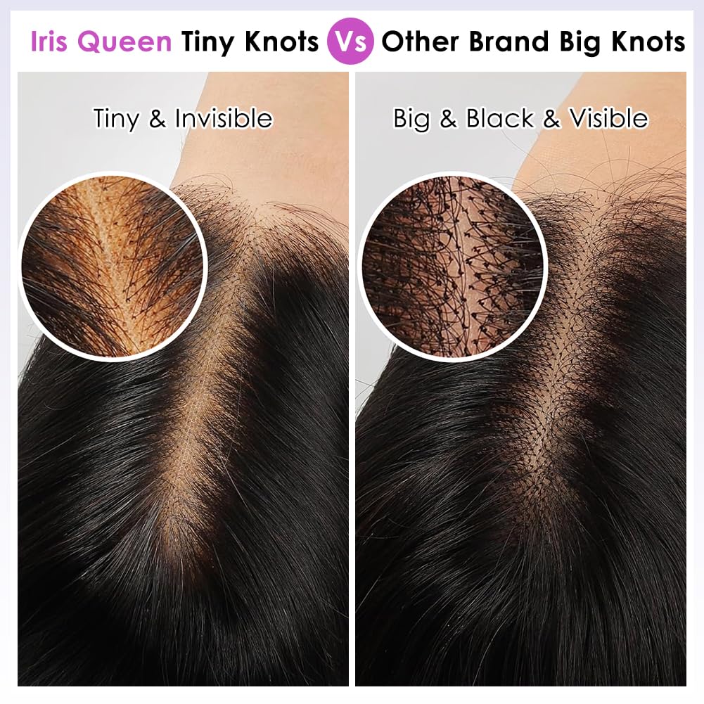 Iris Queen wig package includes cap and 3D mink eyelash.