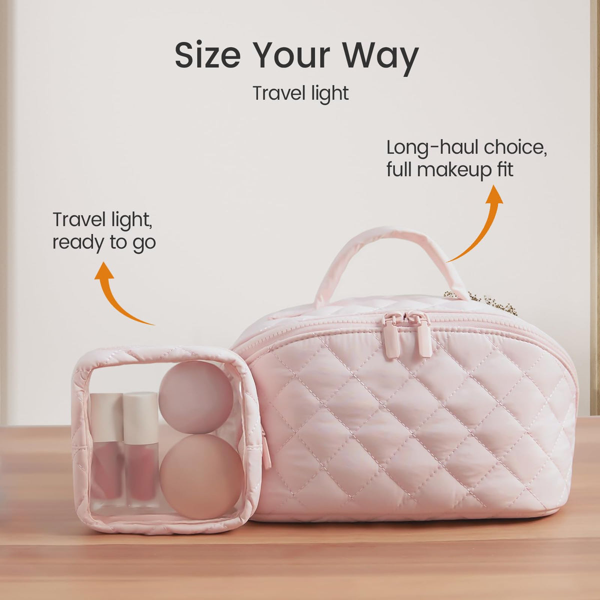 IrisCargo waterproof material protects contents from spills on the go.