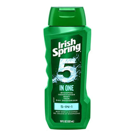 Irish Spring 5-in-1 lather on hair showcases easy daily cleansing