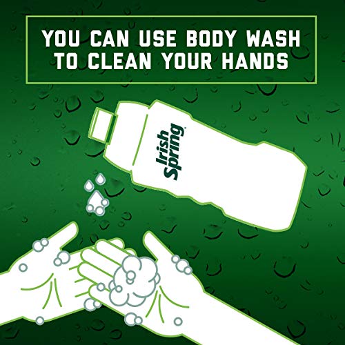 Irish Spring Aloe Vera body wash for long-lasting freshness during showers.