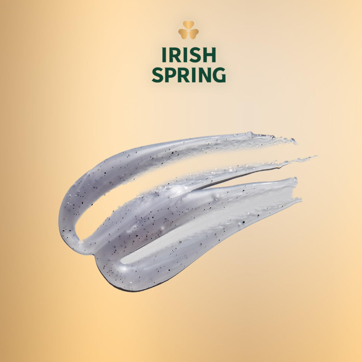 Foamy stream from Irish Spring Charcoal Refresh during a quick morning shower.