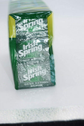 Six-pack packaging highlights value and long-lasting freshness of Irish Spring Deep Action Scrub.
