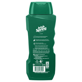 Irish Spring Men's Aloe Vera Body Wash daily shower routine ready.