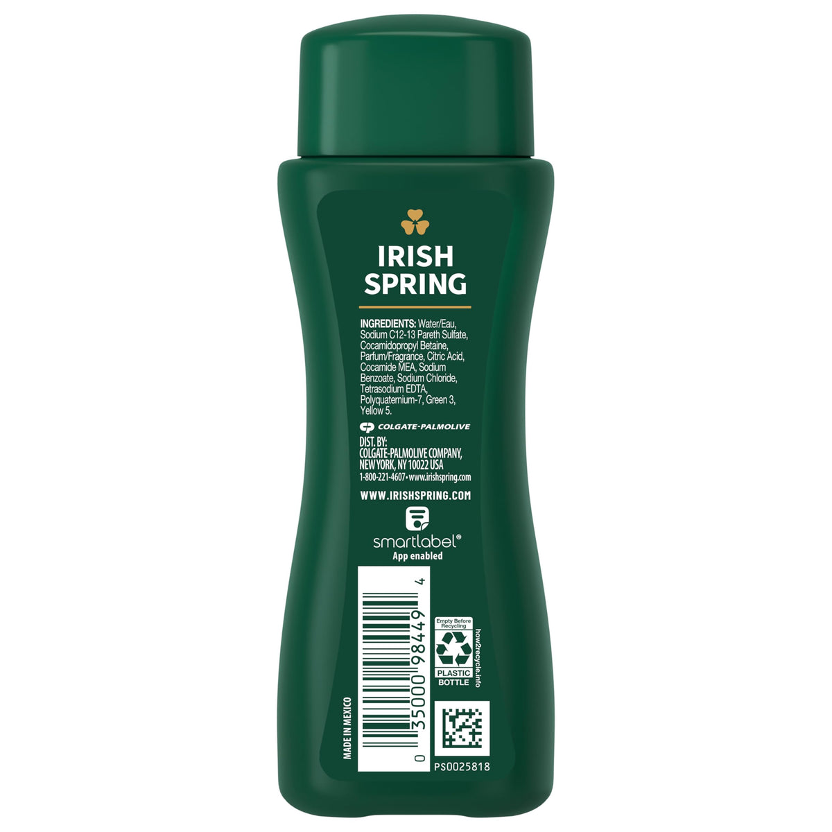 Irish Spring Original Clean packaging portrait emphasizing freshness