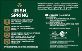 Irish Spring Original bar soap close-up highlights a crisp fragrance for everyday use.