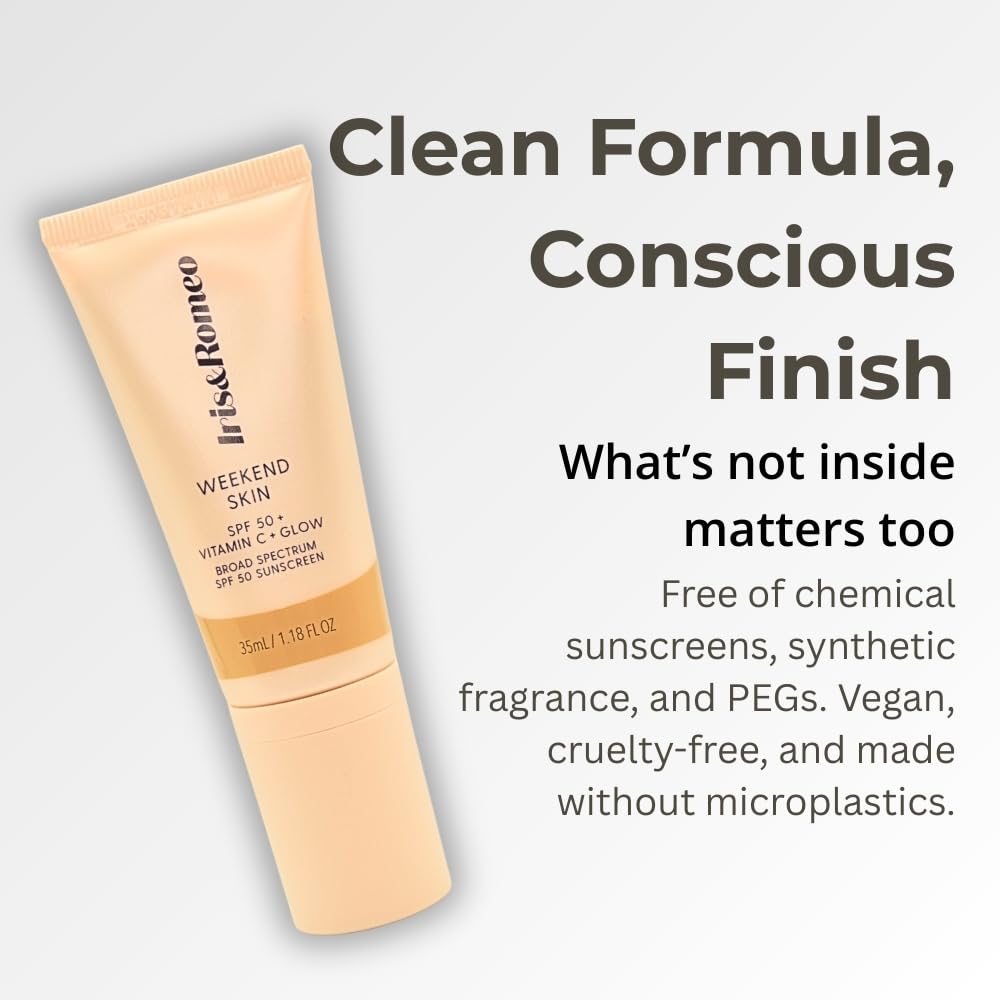 IRIS&ROMEO Weekend Skin glow on diverse skin tones