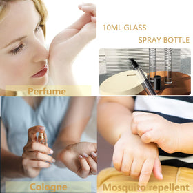 IRON BILL 10ml glass spray bottle dropper: precise dosing for custom mixes