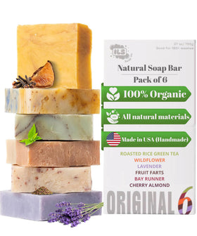 Iron Lion Soap assorted pack showcases six scents for a versatile, refreshing cleanse.