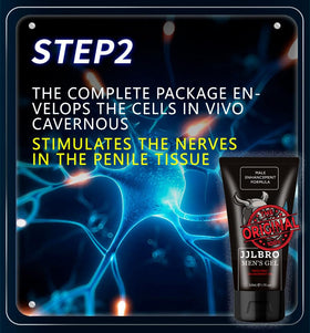 Irvy Bull Men's Repair Cream massage usage image suggests twice daily routine