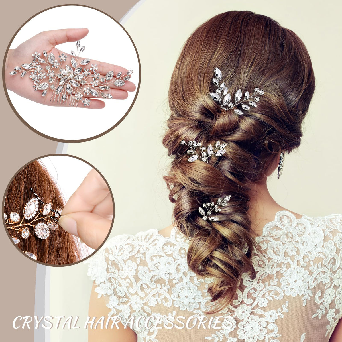 IRYCSSCE versatile bridal accessory set for weddings and special occasions