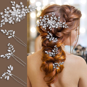 IRYCSSCE wedding hair comb with crystals for a radiant bridal accessory