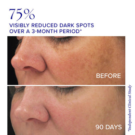 is Clinical Brightening Complex dropper application demonstrating easy daily use