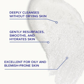 iS Clinical Cleansing Complex Polish texture close-up showing micro-particles for exfoliation