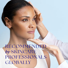 iS CLINICAL Copper Firming Mist vanity setup for daily skincare.