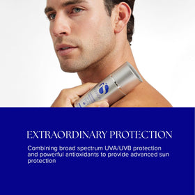 iS CLINICAL Extreme Protect SPF 30 ingredients antioxidants graphic emphasizes protection.