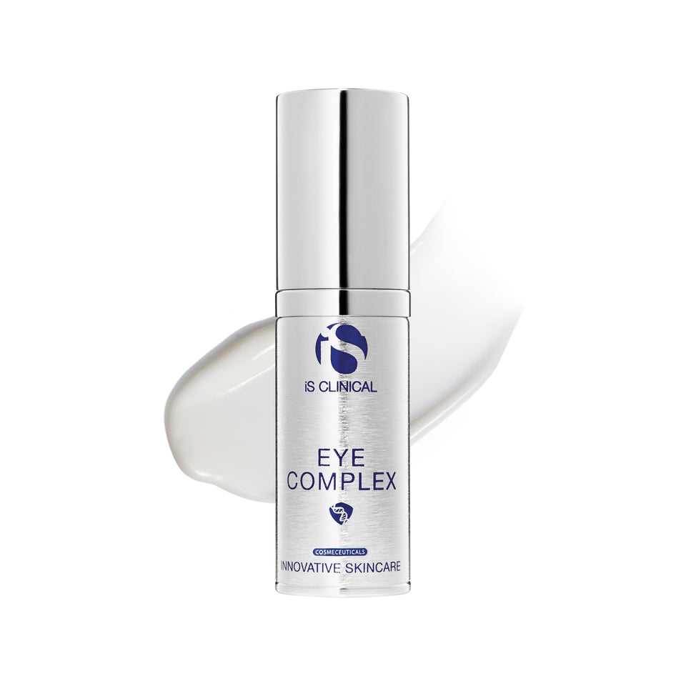 iS CLINICAL Eye Complex hydrates the under-eye area for a refreshed look.