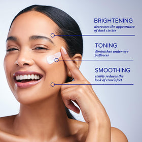iS CLINICAL Eye Complex targets under-eye puffiness for a smoother look.