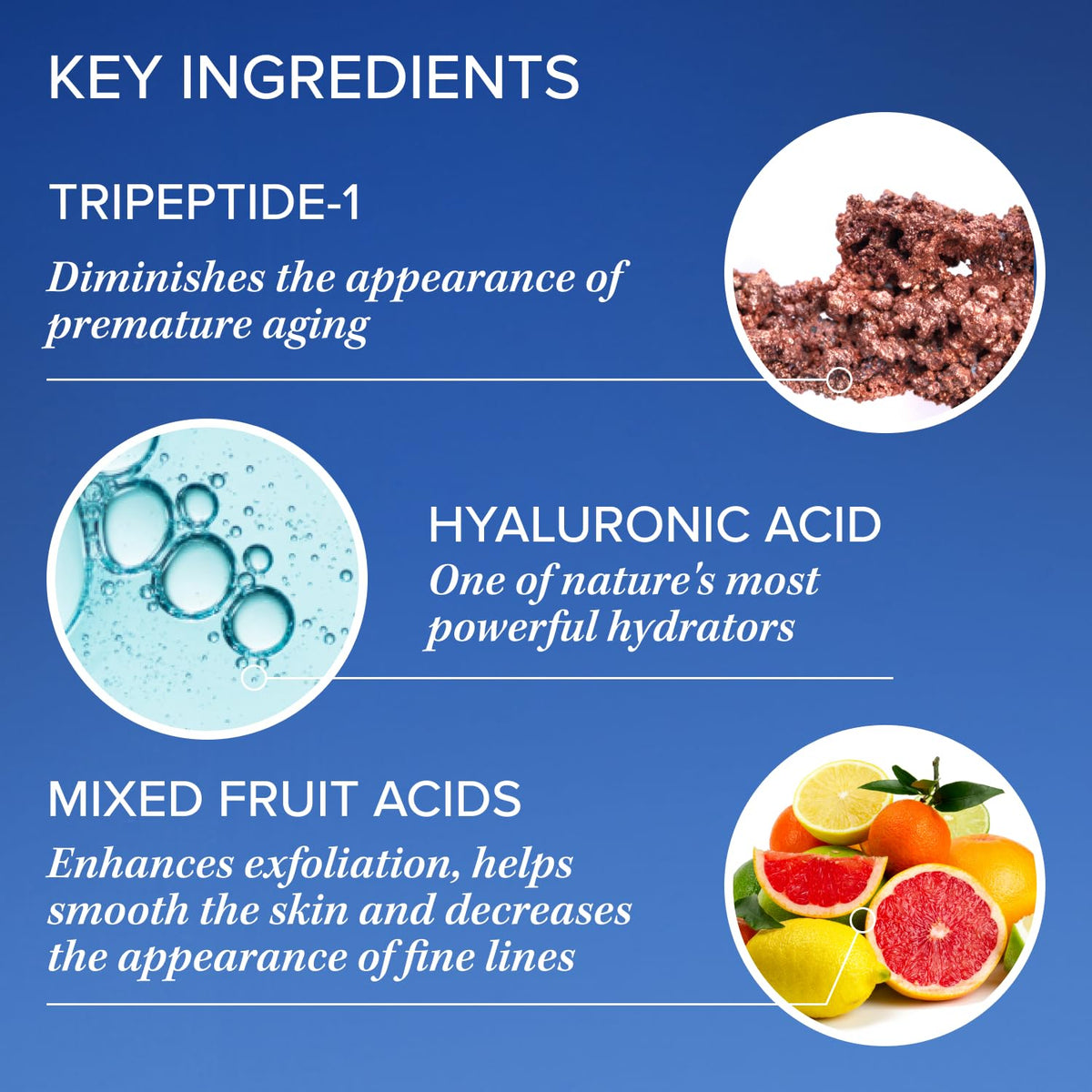 IS CLINICAL Youth Complex hyaluronic acid focus shown for skin plumpness