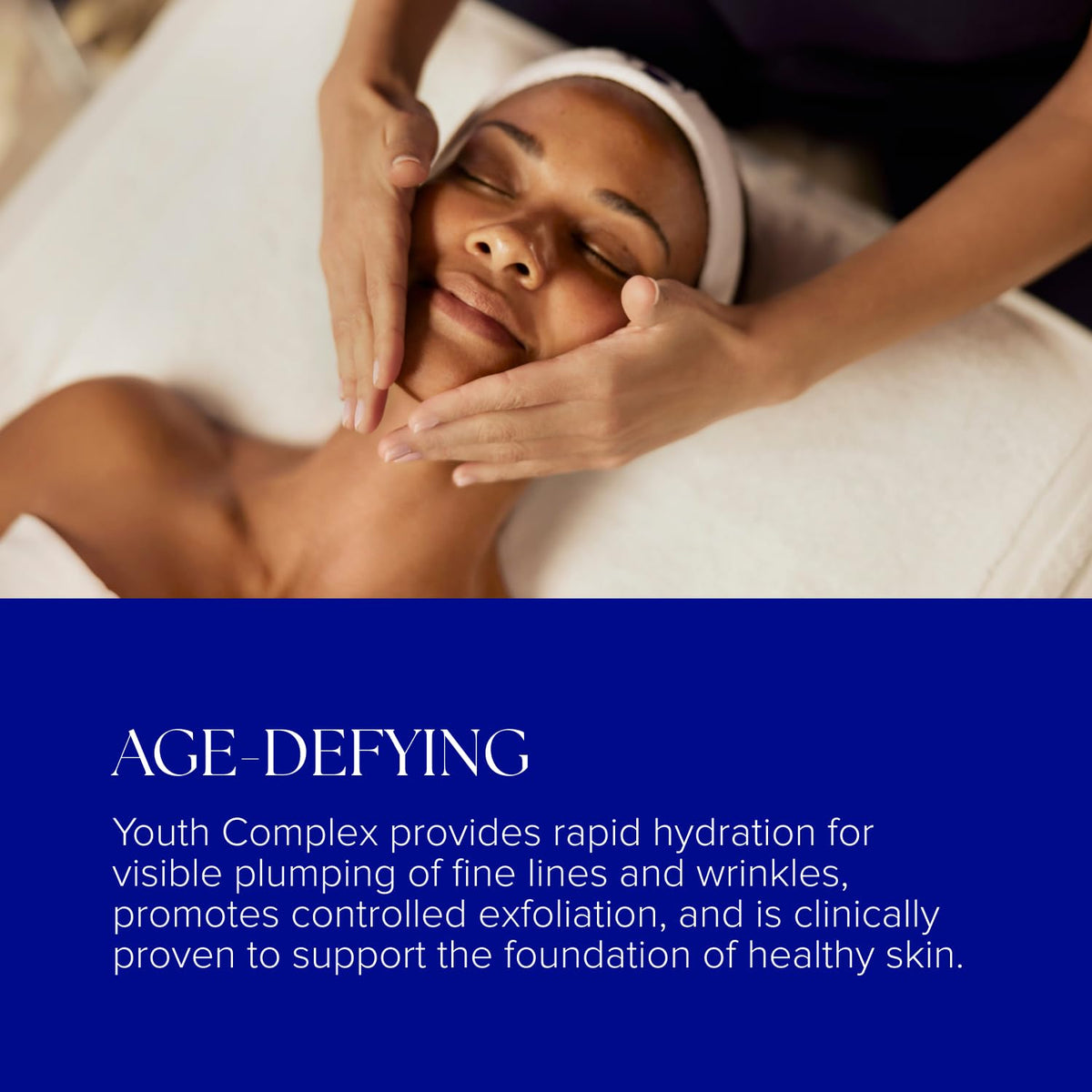 IS CLINICAL Youth Complex packaging shown, designed for immediate and long-term skin comfort