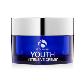 iS CLINICAL Youth Intensive Crème jar closeup showing rich texture for youthful glow