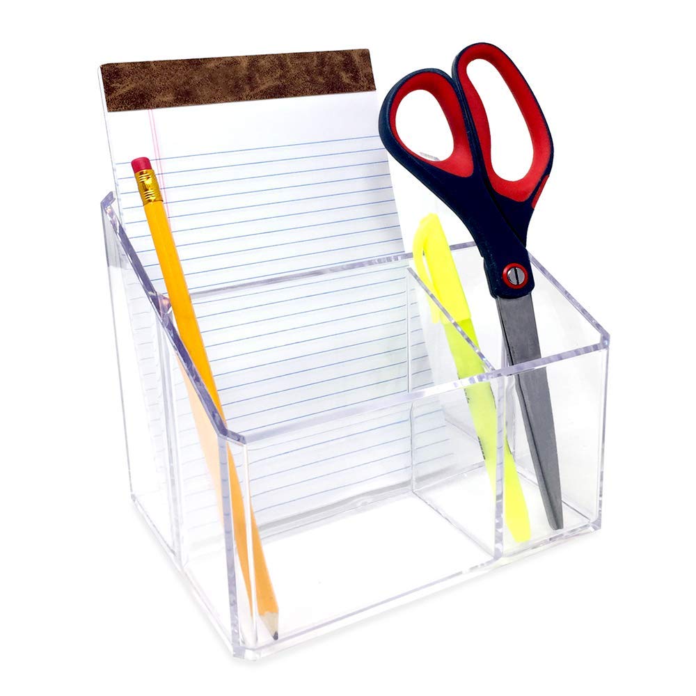 Isaac Jacobs clear acrylic organizer front-right tray for grooming tools tidy