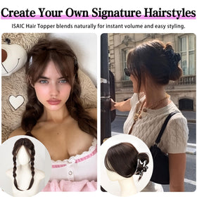 Isaic synthetic hair provides lightweight volume boost