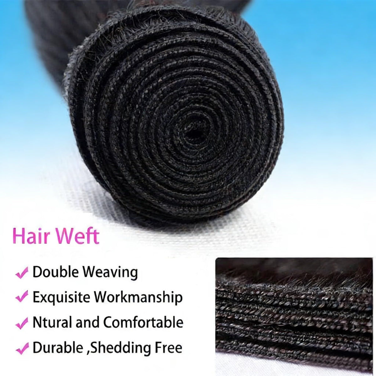Isarella 16a-grade human hair close-up, unprocessed texture without chemical treatment.