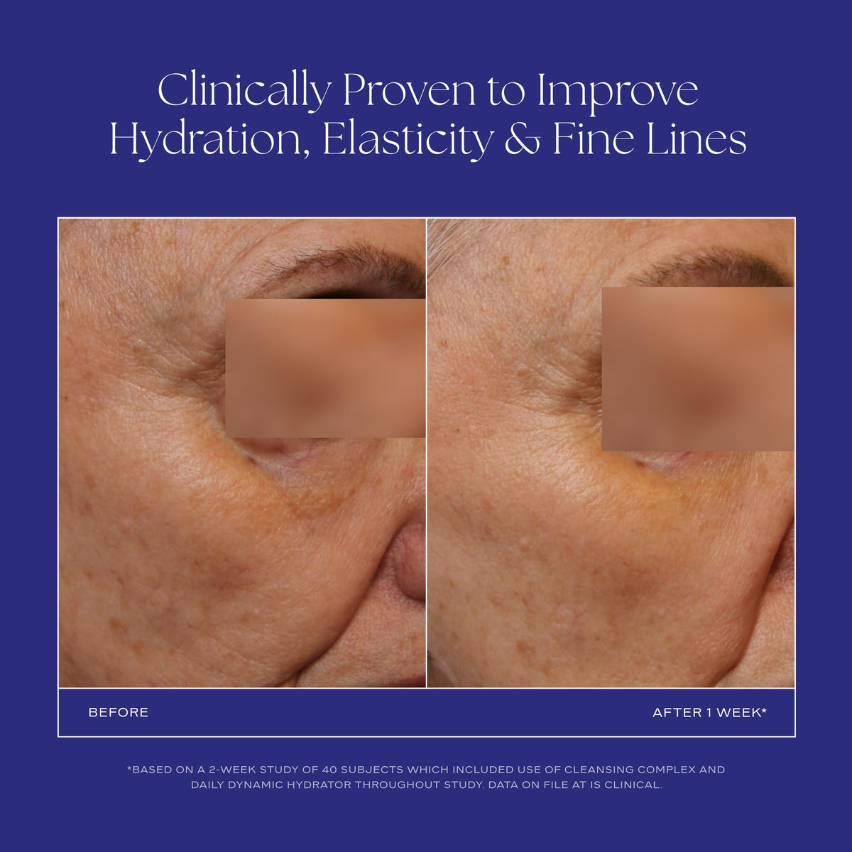 iS CLINICAL Daily Dynamic Hydrator application demonstrating quick absorption.