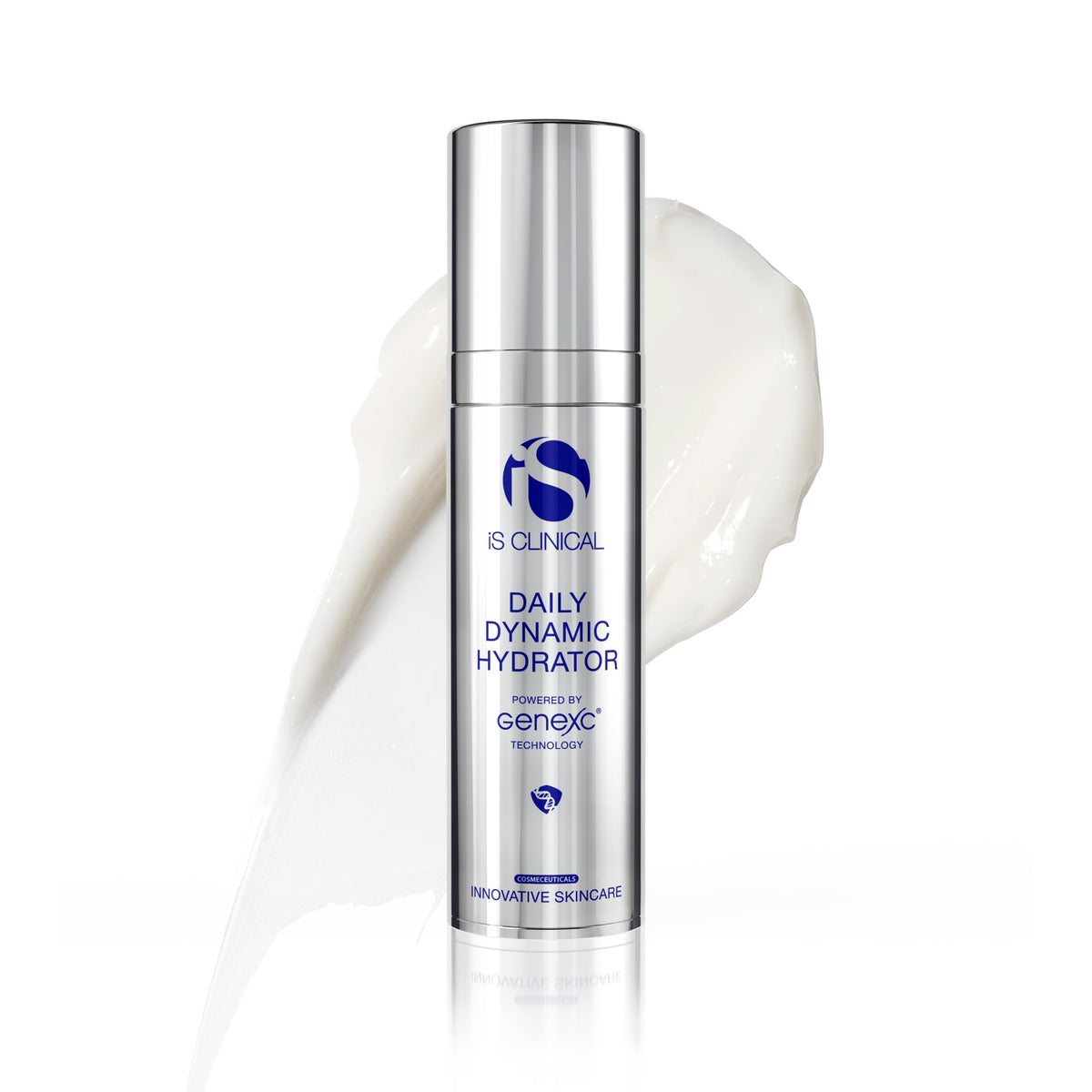 iS CLINICAL Daily Dynamic Hydrator bottle emphasizing premium packaging for daily hydration.