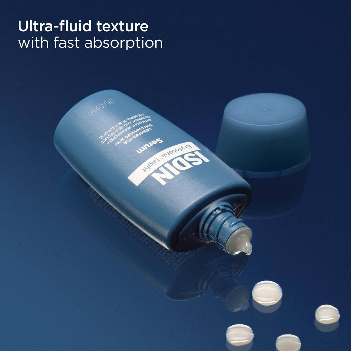 ISDIN Eryfotona Night texture melts into skin with soothing feel.