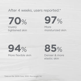 Label close-up on ISDIN Isdinceutics Age Contour Cream with ingredients