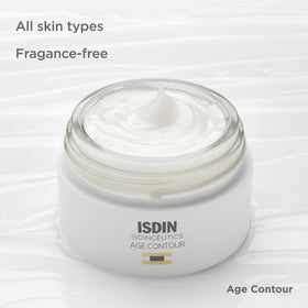 Under-eye area application with ISDIN Isdinceutics Age Contour Cream