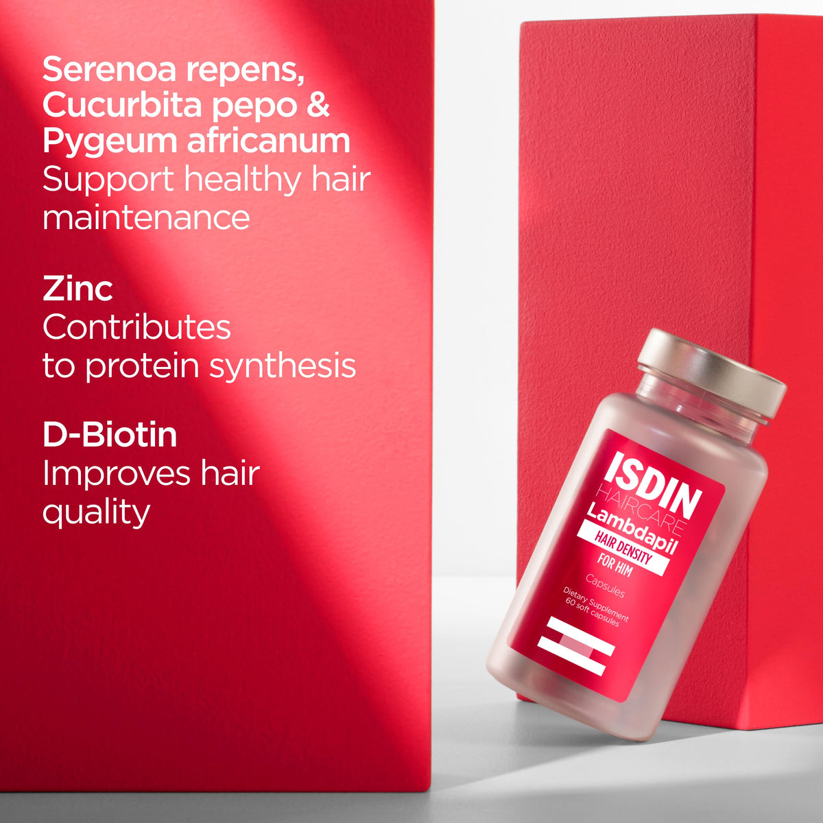 ISDIN Lambdapil daily dosage cap showing one-per-day use