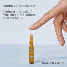 ISDIN Isdinceutics ampoules arranged for travel-ready hydration routine