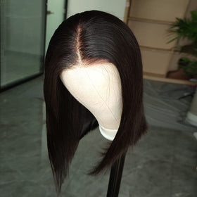 ISEE 7x5 transparent Swiss lace bob blends with many skin tones