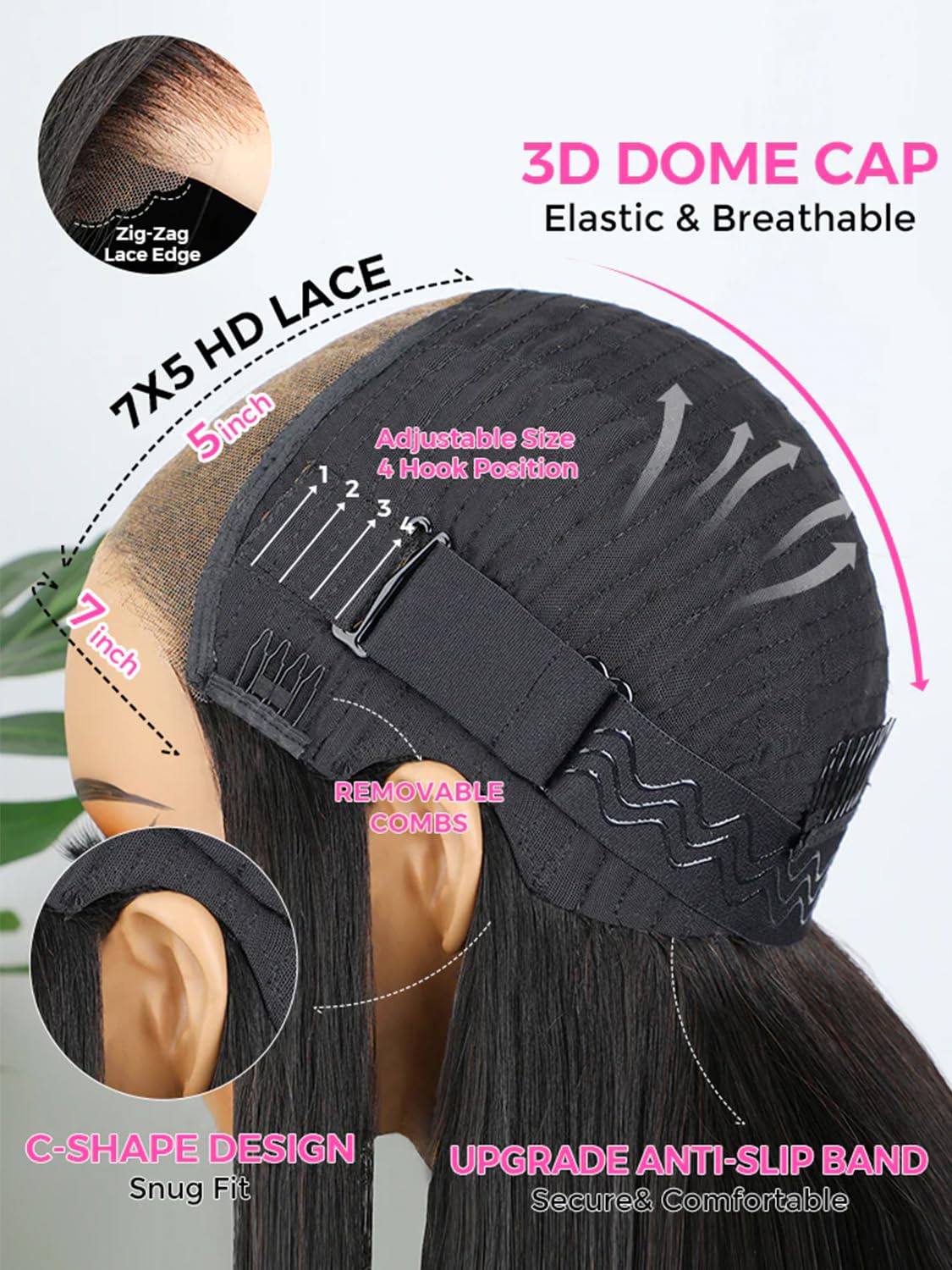 ISEE adjustable cap ensures comfortable fit for most head sizes