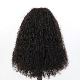 ISEE daily wear afro-curly wig in wet and wavy texture.