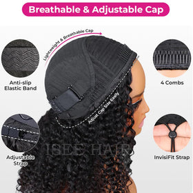 ISEE flip-over quick weave for effortless styling in minutes.