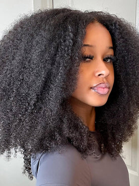 ISEE glueless wig 7x5 lace closure close-up highlighting pre-plucked hairline.