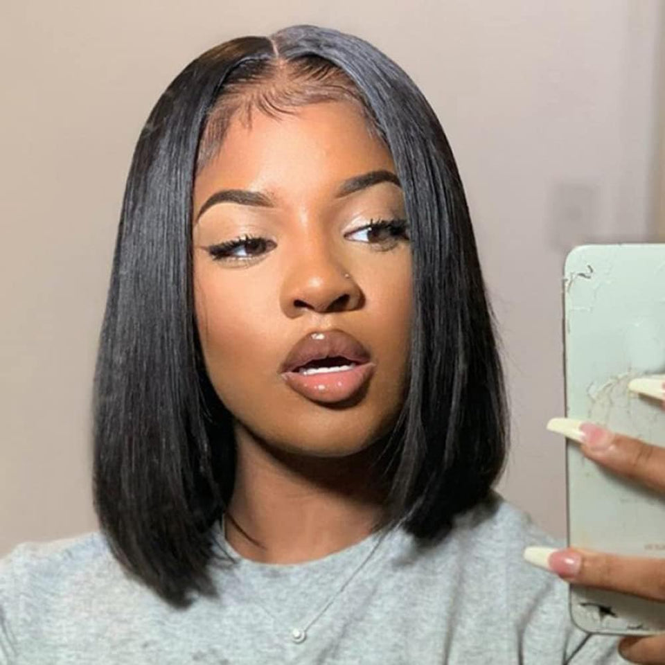 ISEE Hair Glueless Wig front view shows natural hairline for seamless daily wear