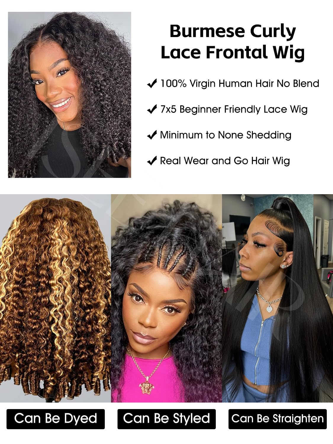 ISEE pre-cut lace front for quick wear