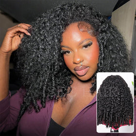 ISEE half-up half-down styling for versatile looks.
