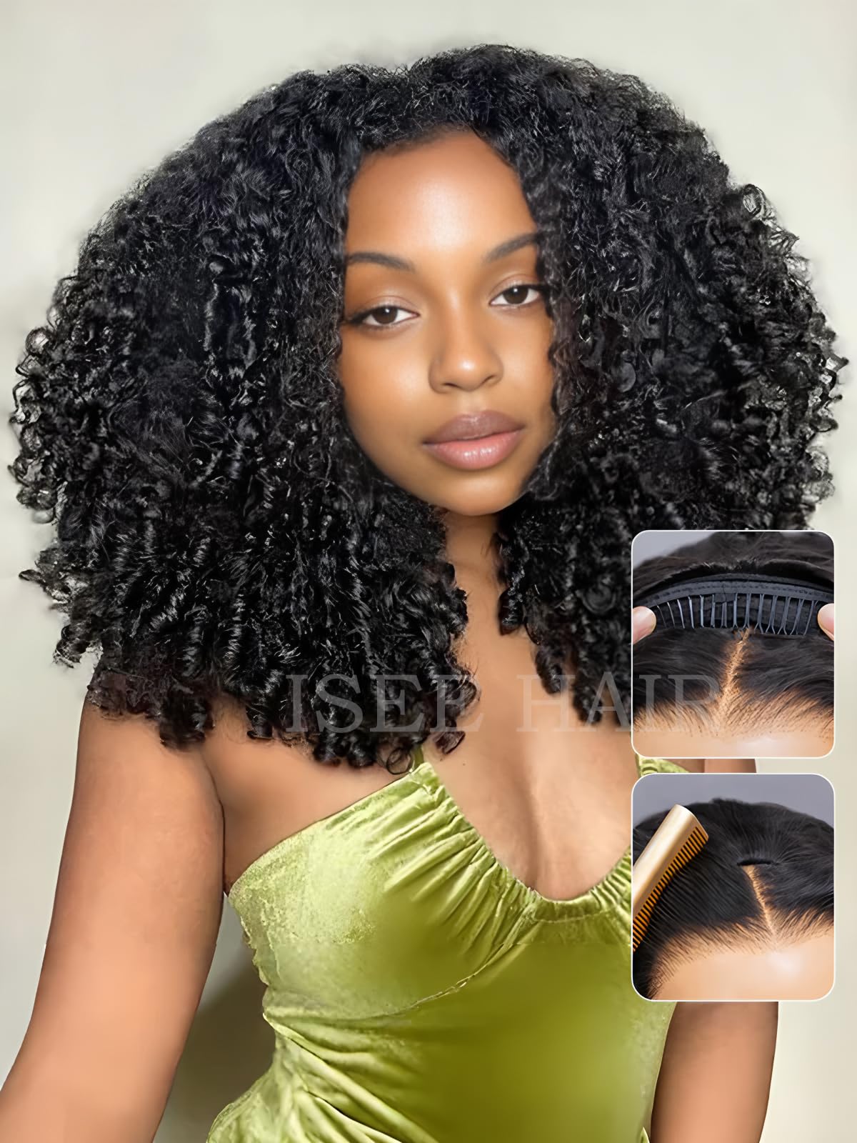 ISEE Half Wig daily-wear versatility for work, parties, or travel