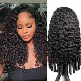 ISEE half wig with Burmese curly spiral end for natural volume.