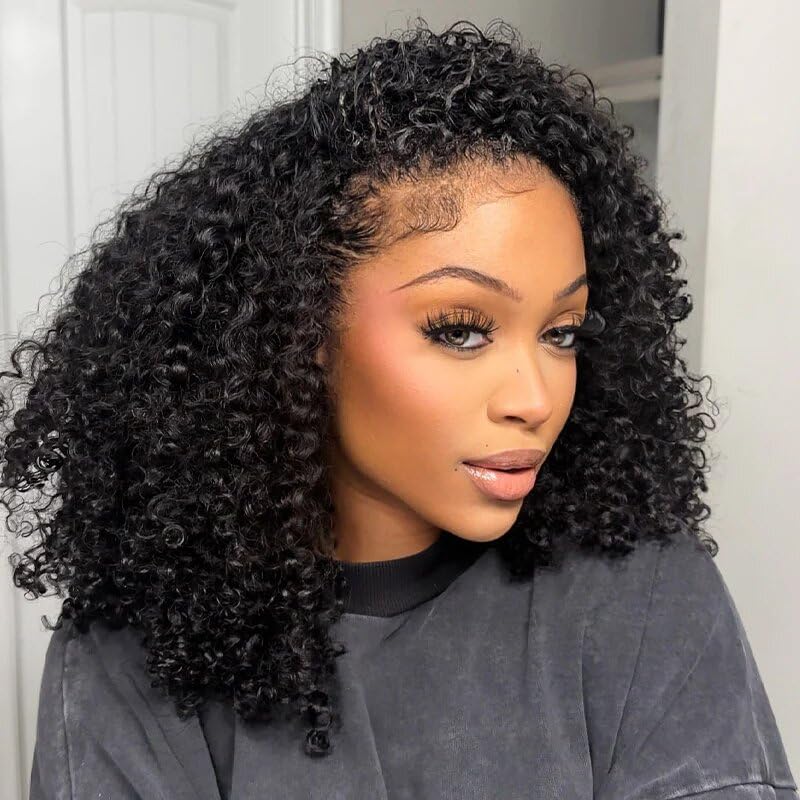ISEE Half Wig front view blends naturally for instant, low-effort style.