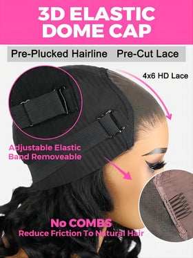 ISEE glueless wig ready-to-wear in seconds.